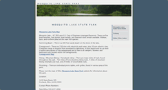 Desktop Screenshot of mosquito-lake-state-park.org